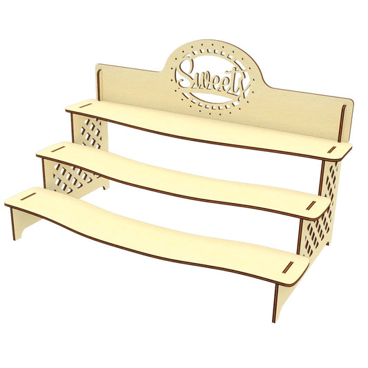 Soporte dulce para cupcakes - Archivo de corte láser SVG y DXF