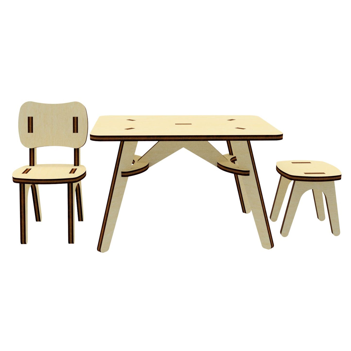 Table and chairs
