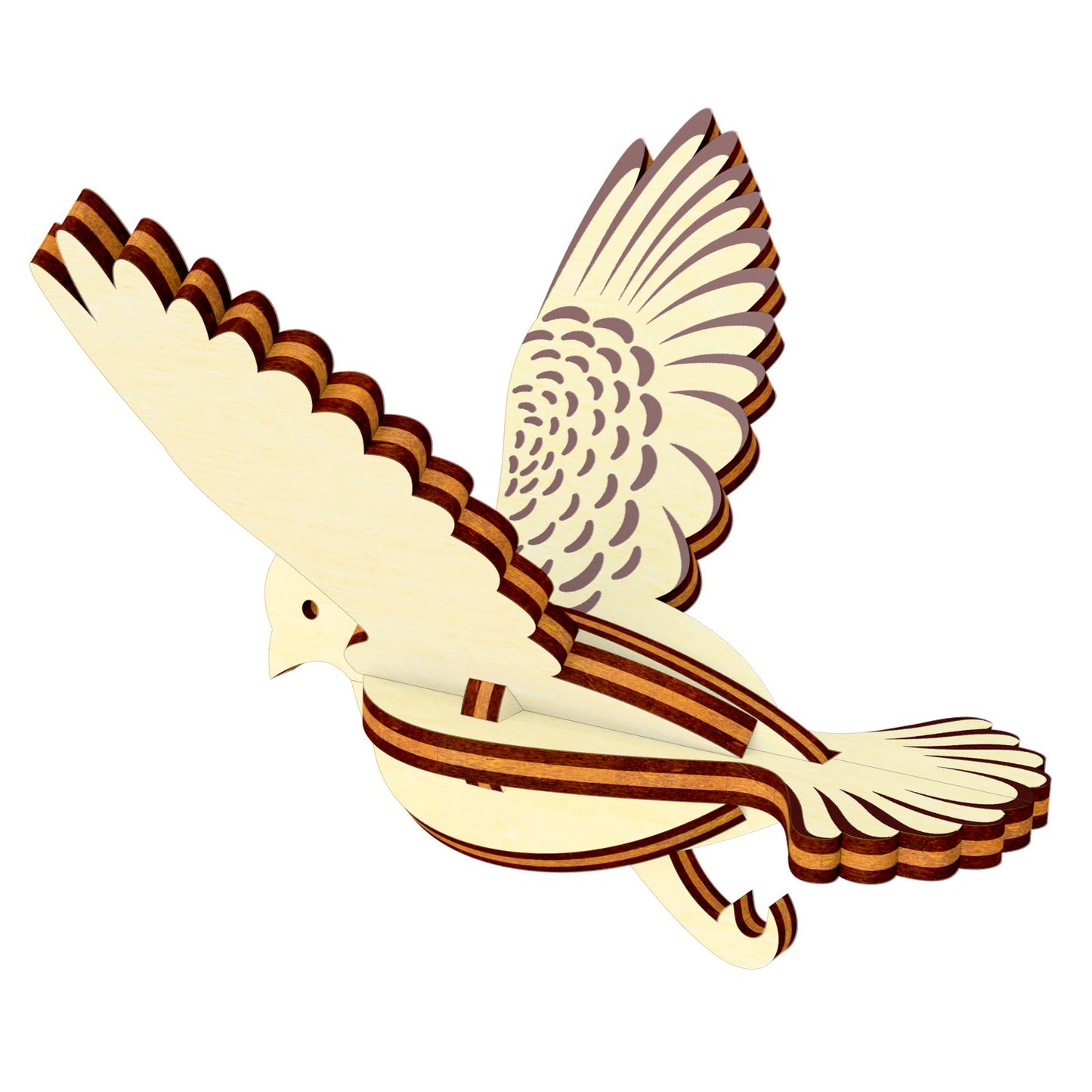 Bird Ornaments - Dove, Robin, Swallow, Blue Jay, and Hummingbird