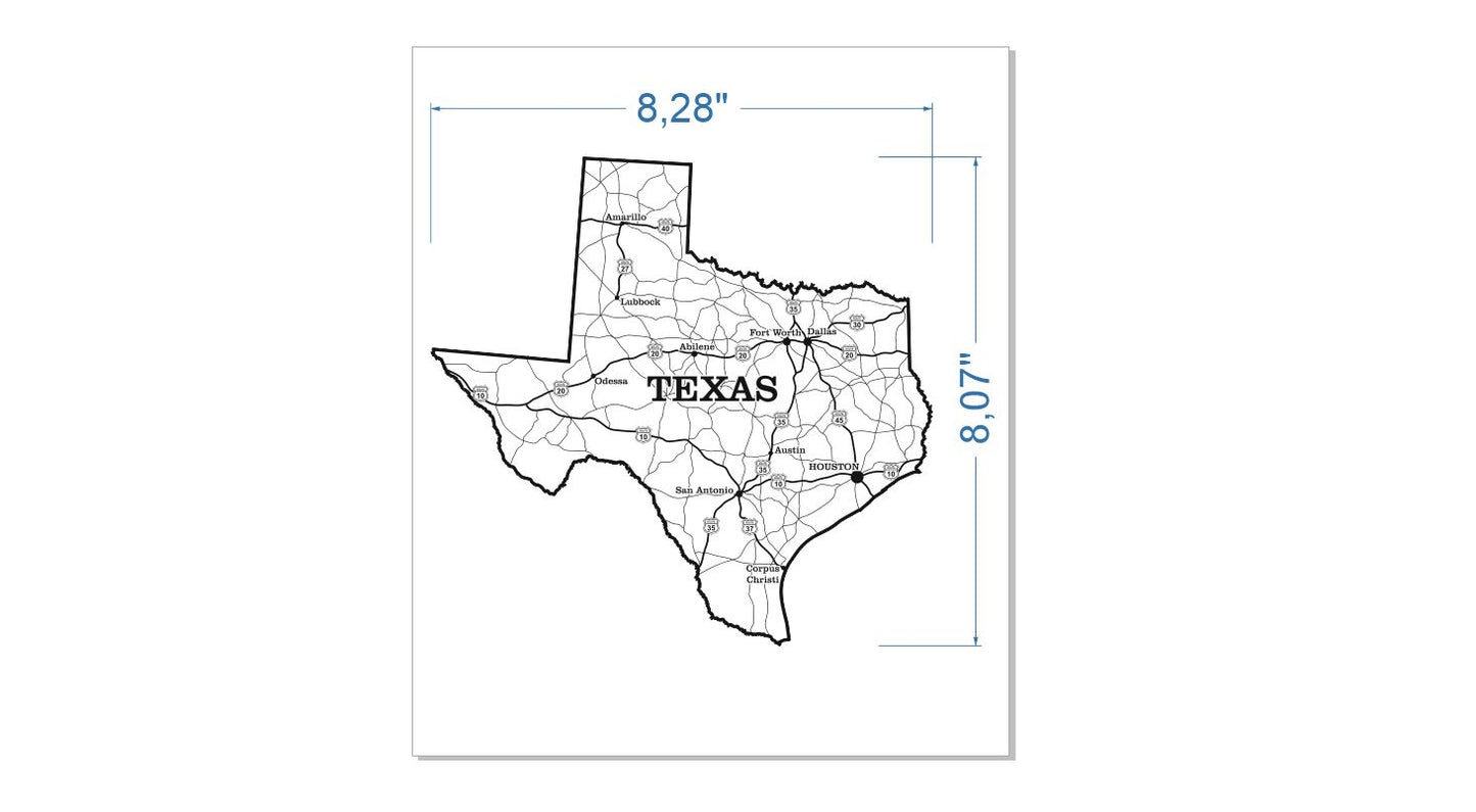 Texas map