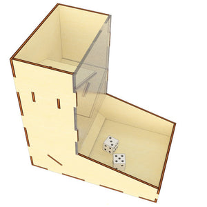 Acrylic dice tower