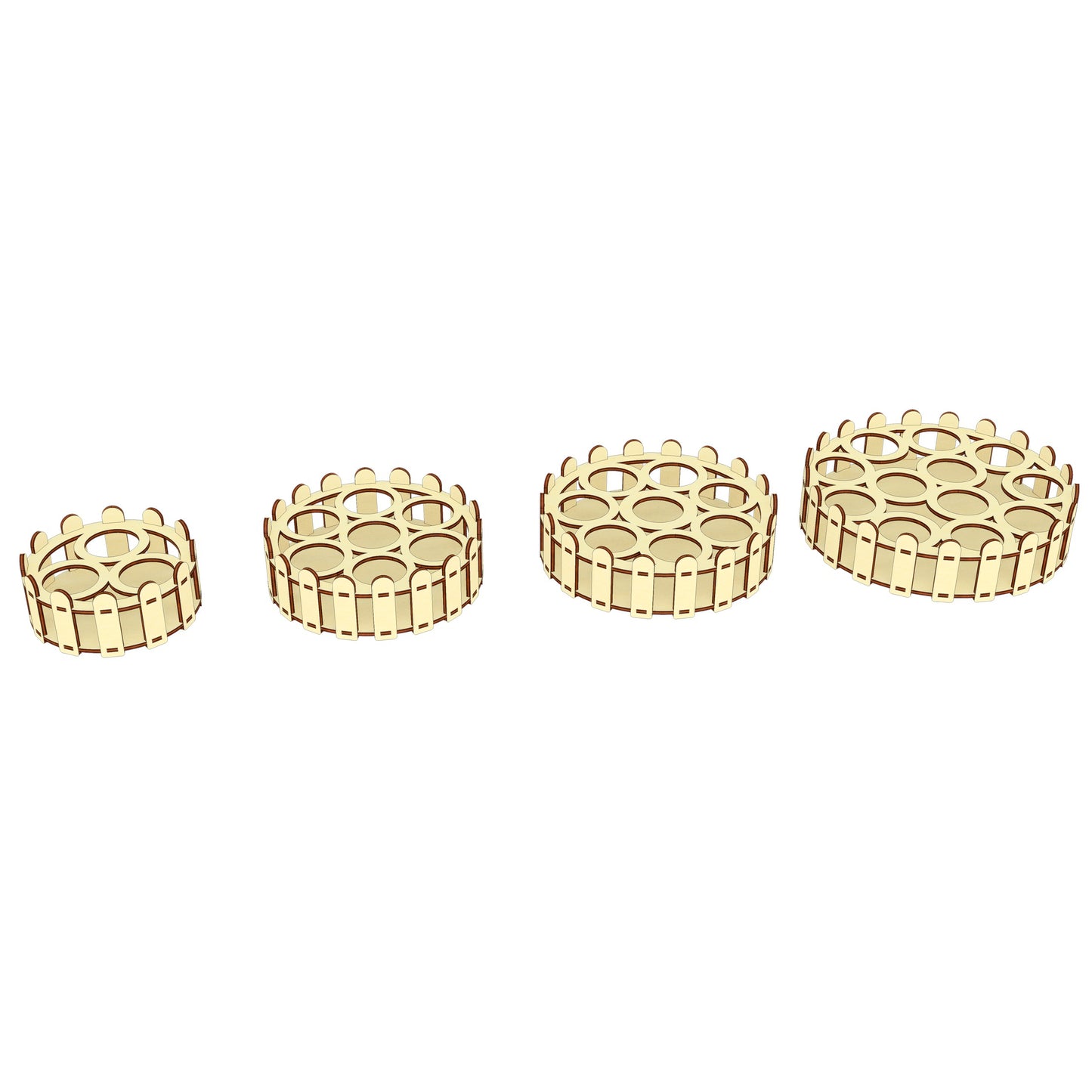 Set of egg holders