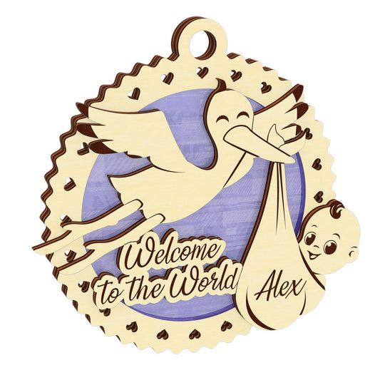 Baby birth ornament