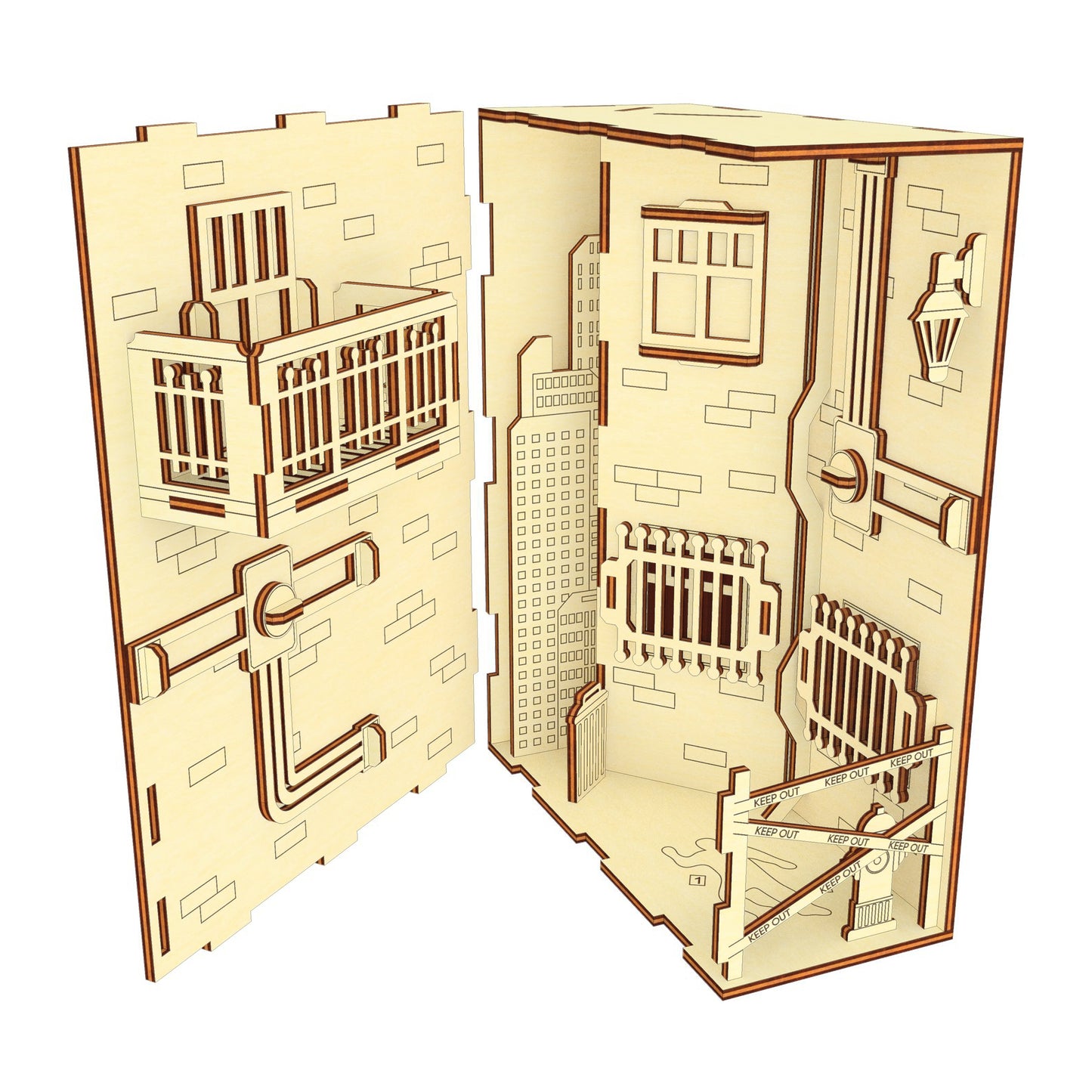 Crime Scene Book Nook