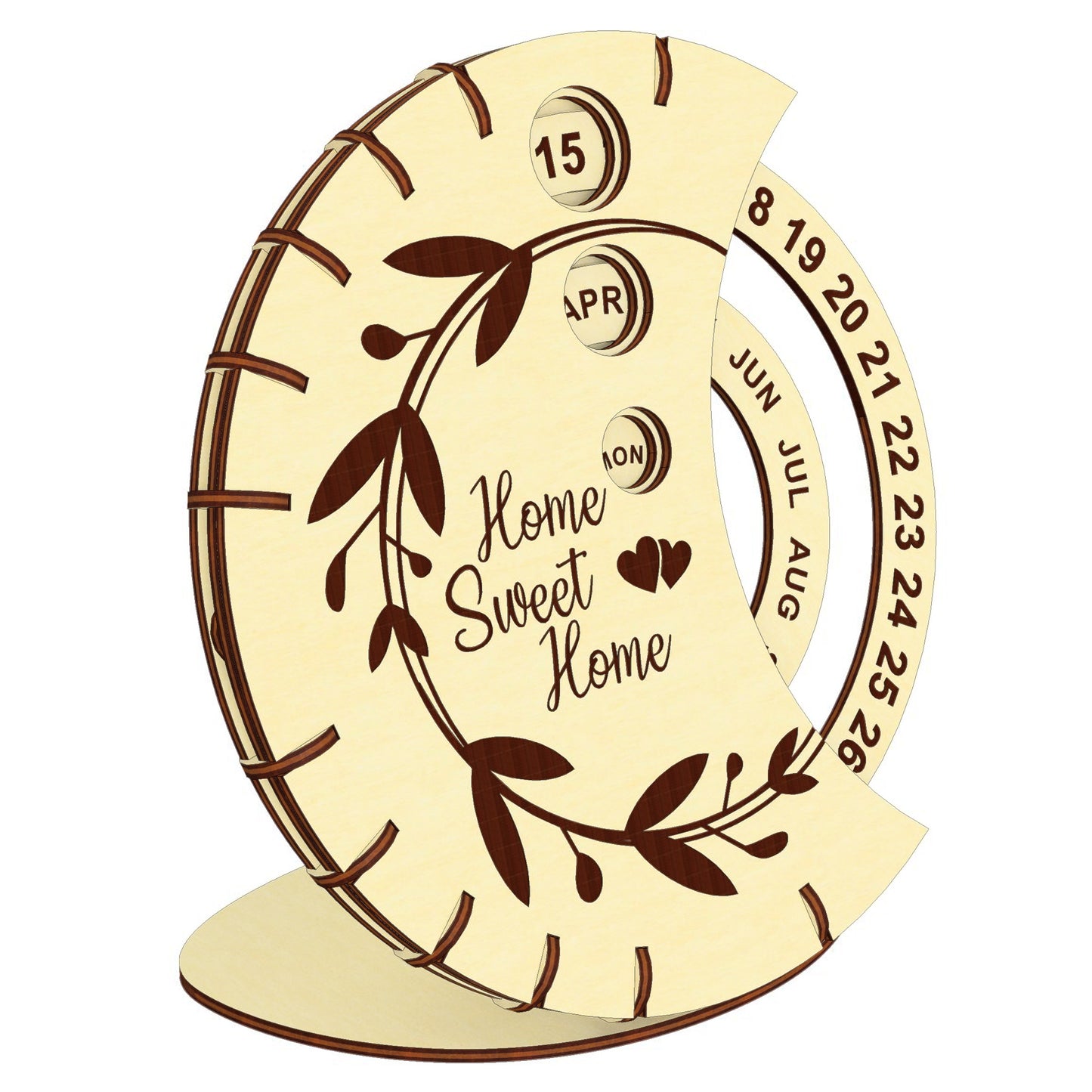 Round calendar