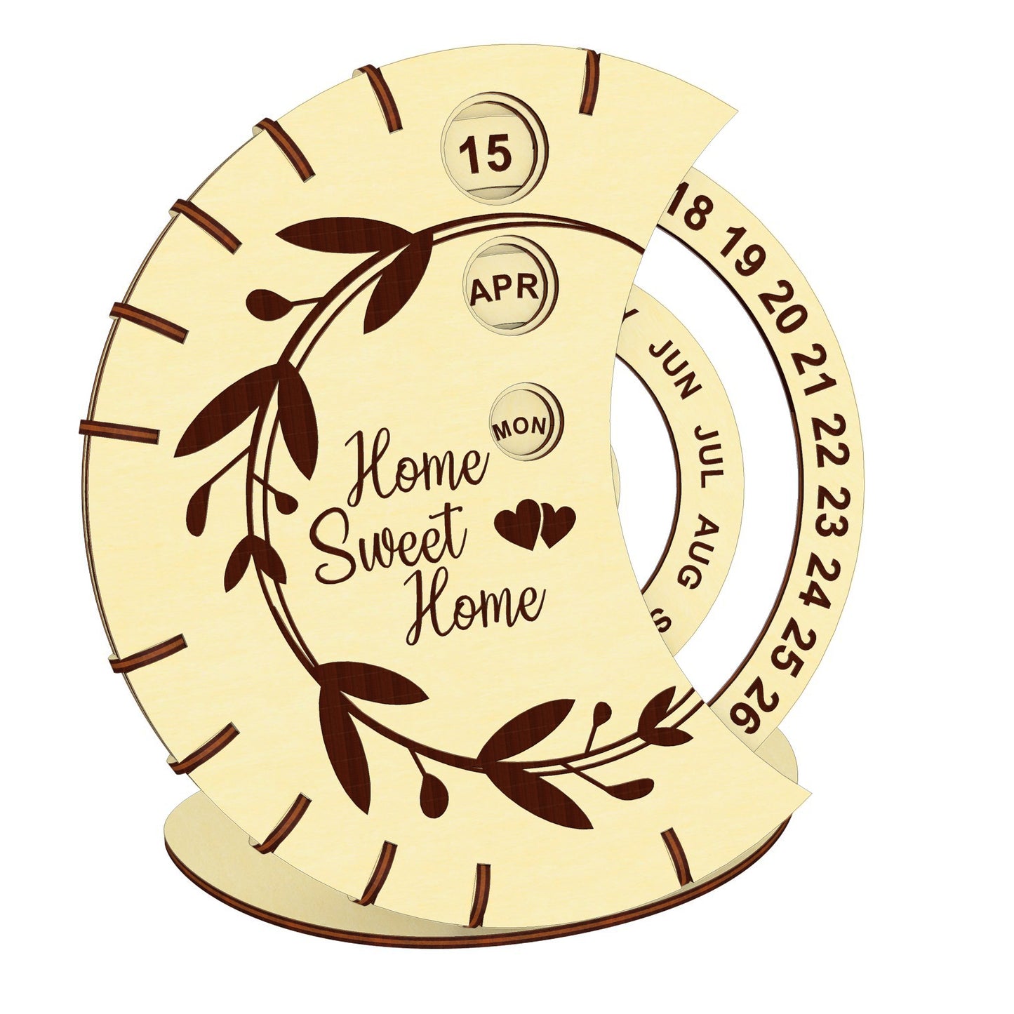Round calendar