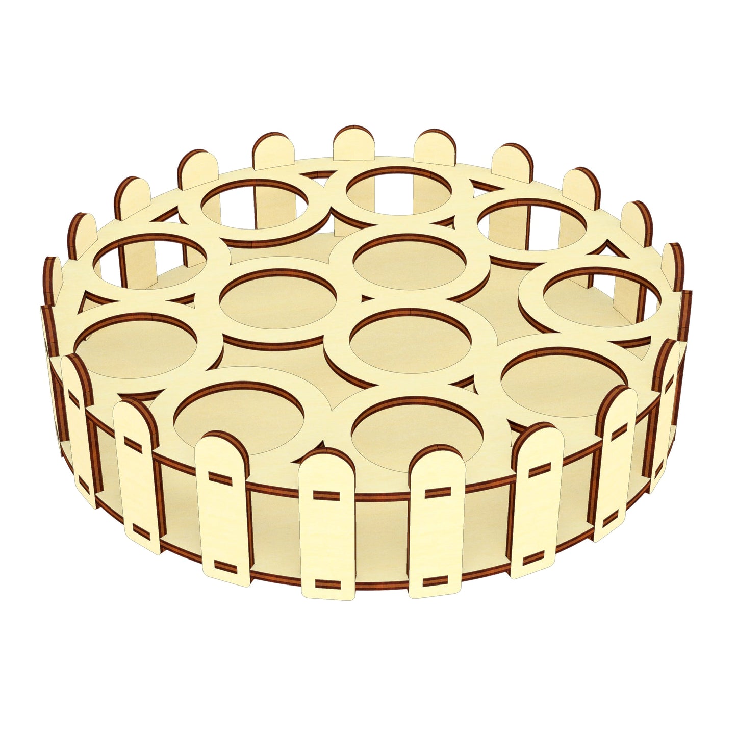 Set of egg holders