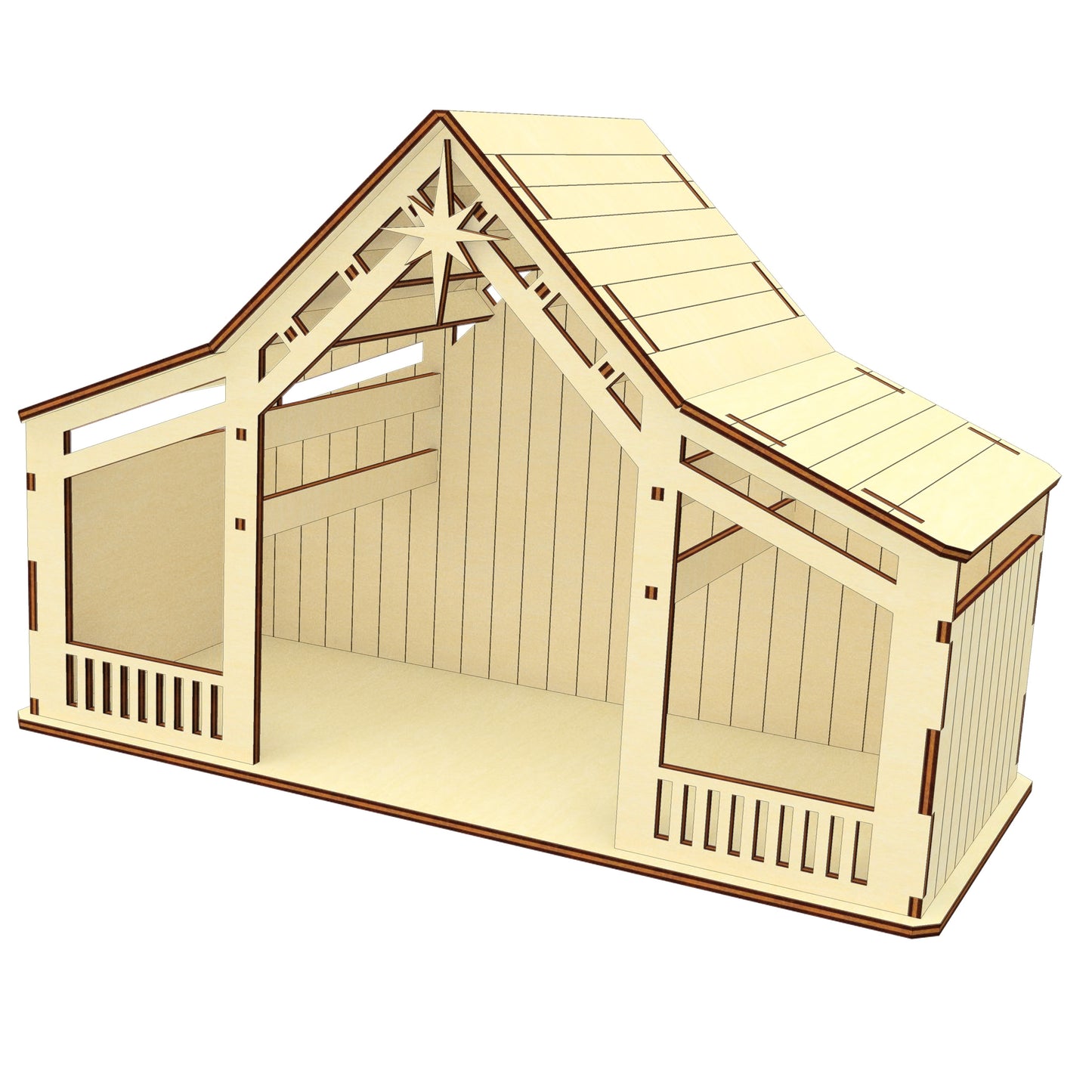 Nativity barn #6