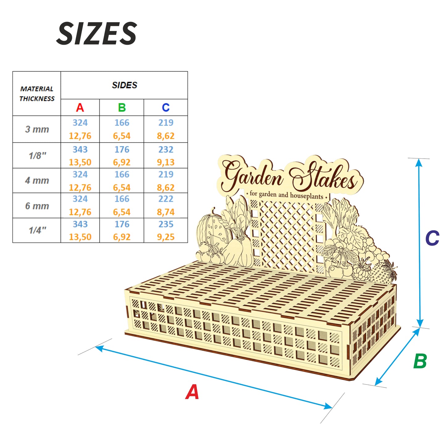 Garden Stakes Stand