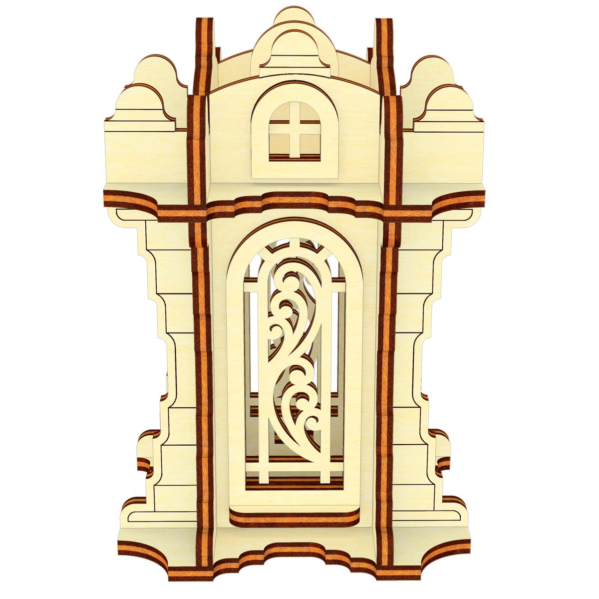 Ornate Lantern Ornament Set Laser Cut File