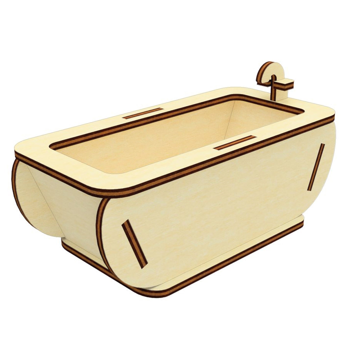 Baño - Archivo de corte láser SVG y DXF