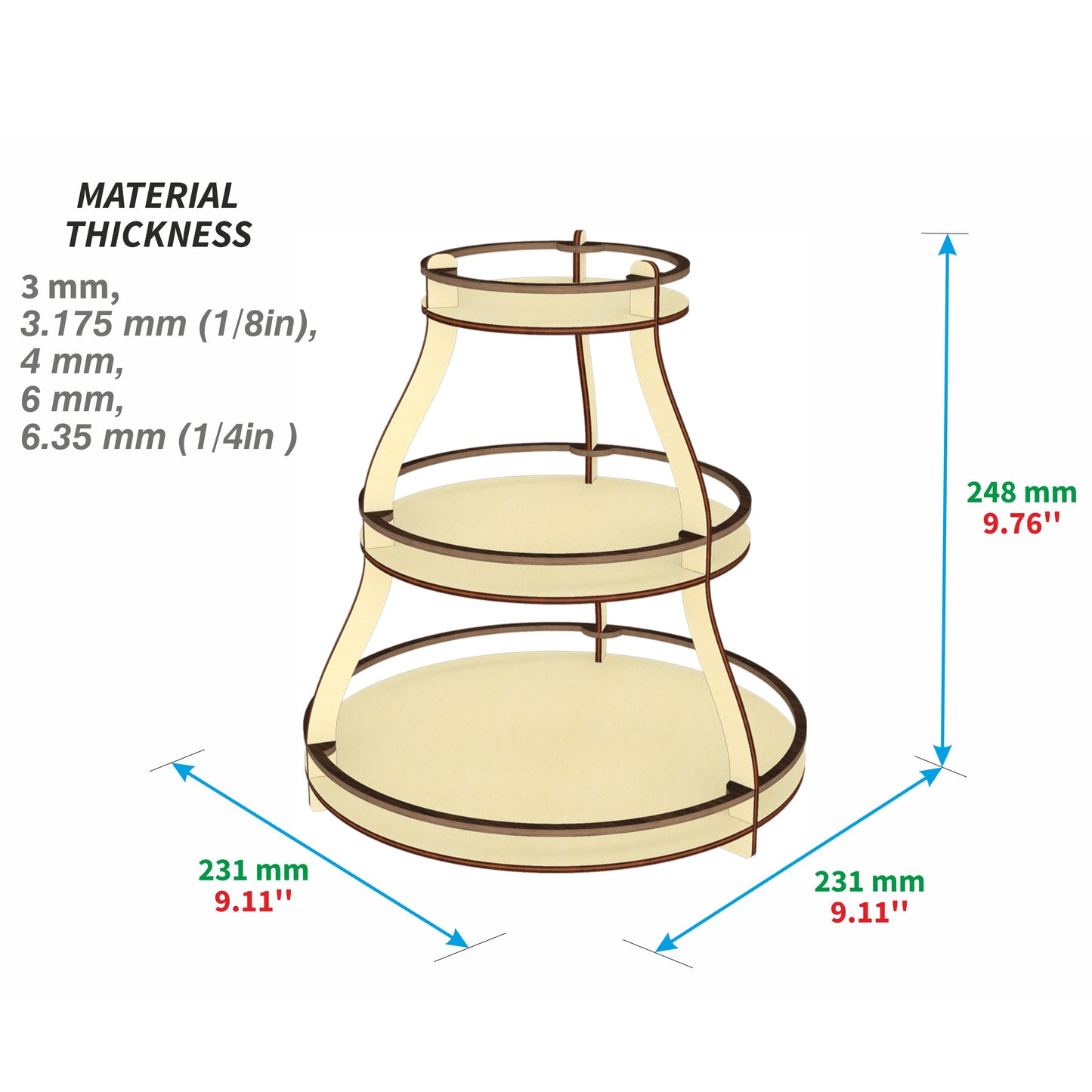 Round display stand