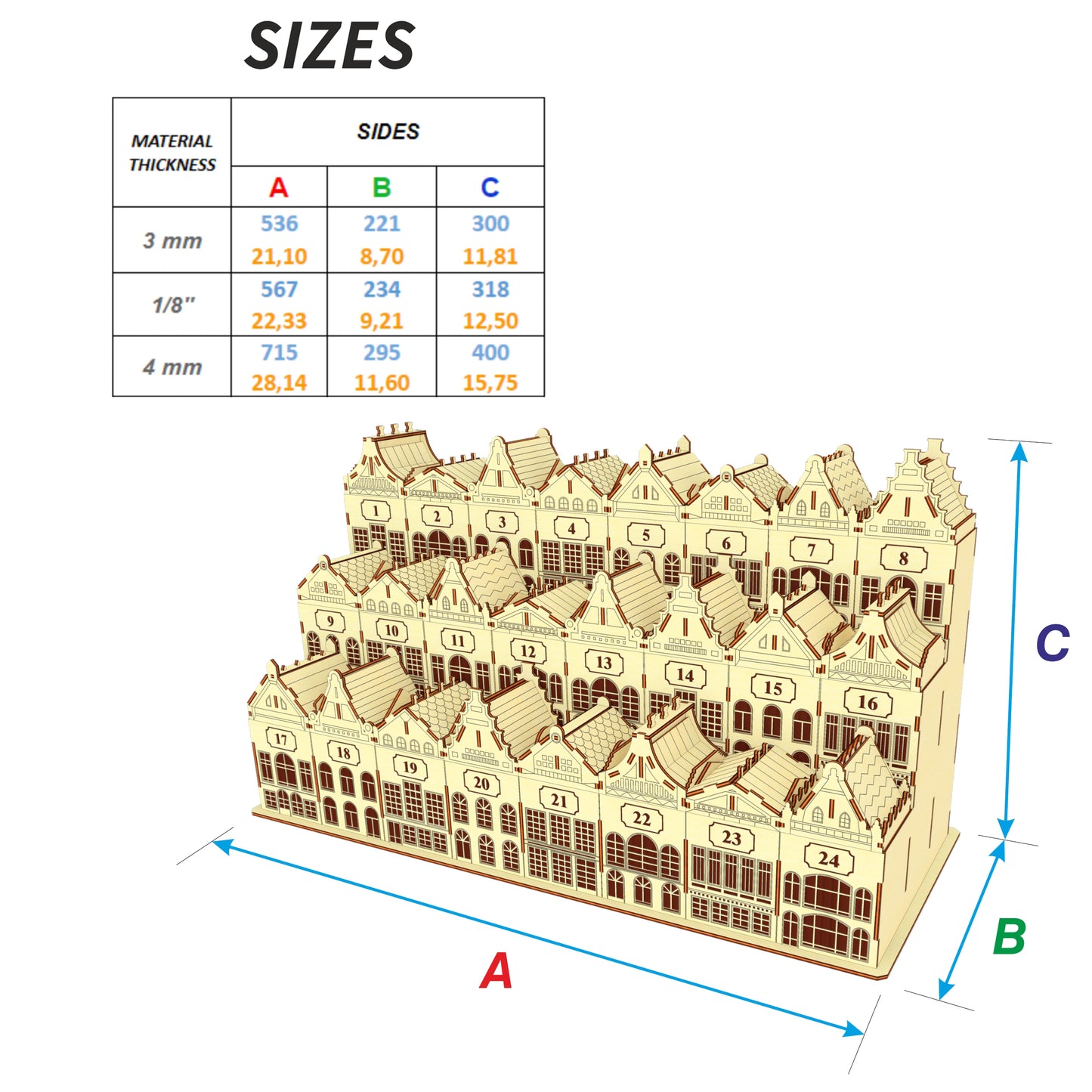 Advent Calendar Town