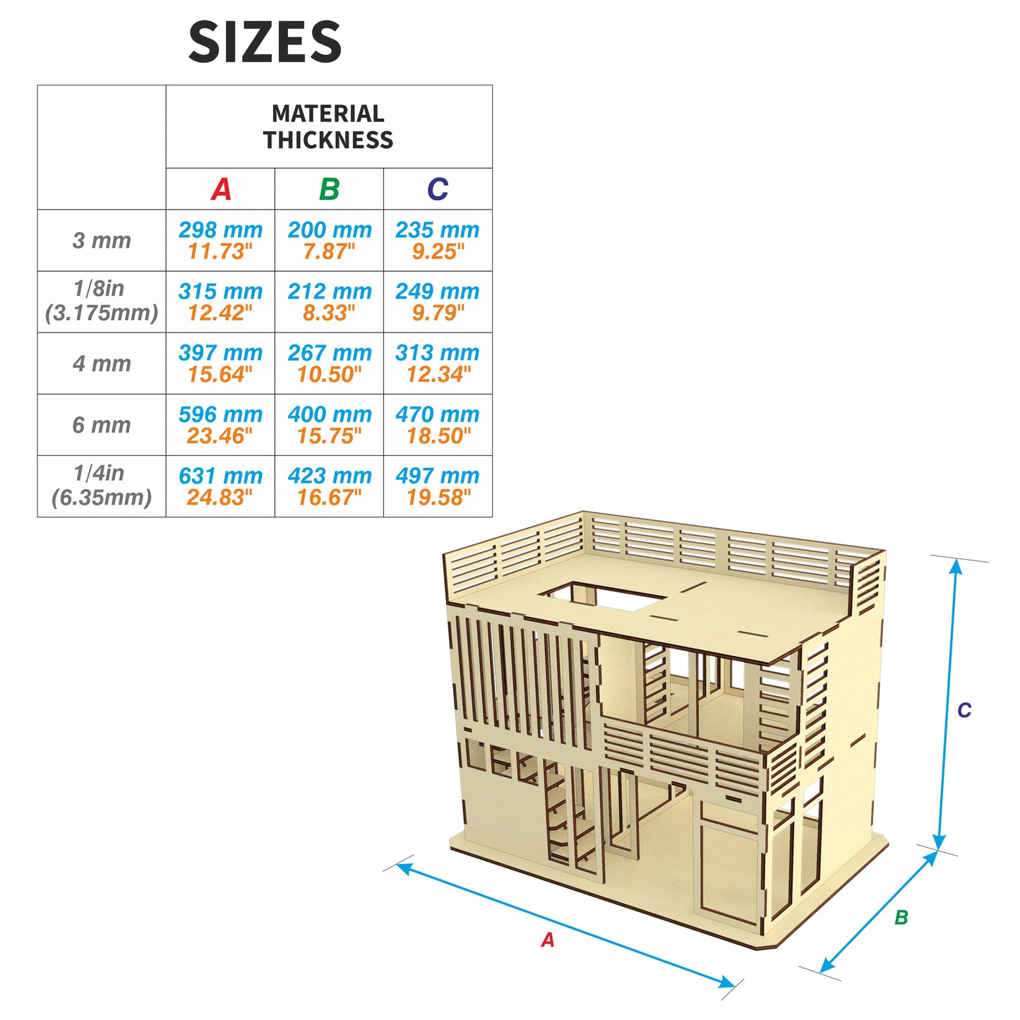 Modern doll house