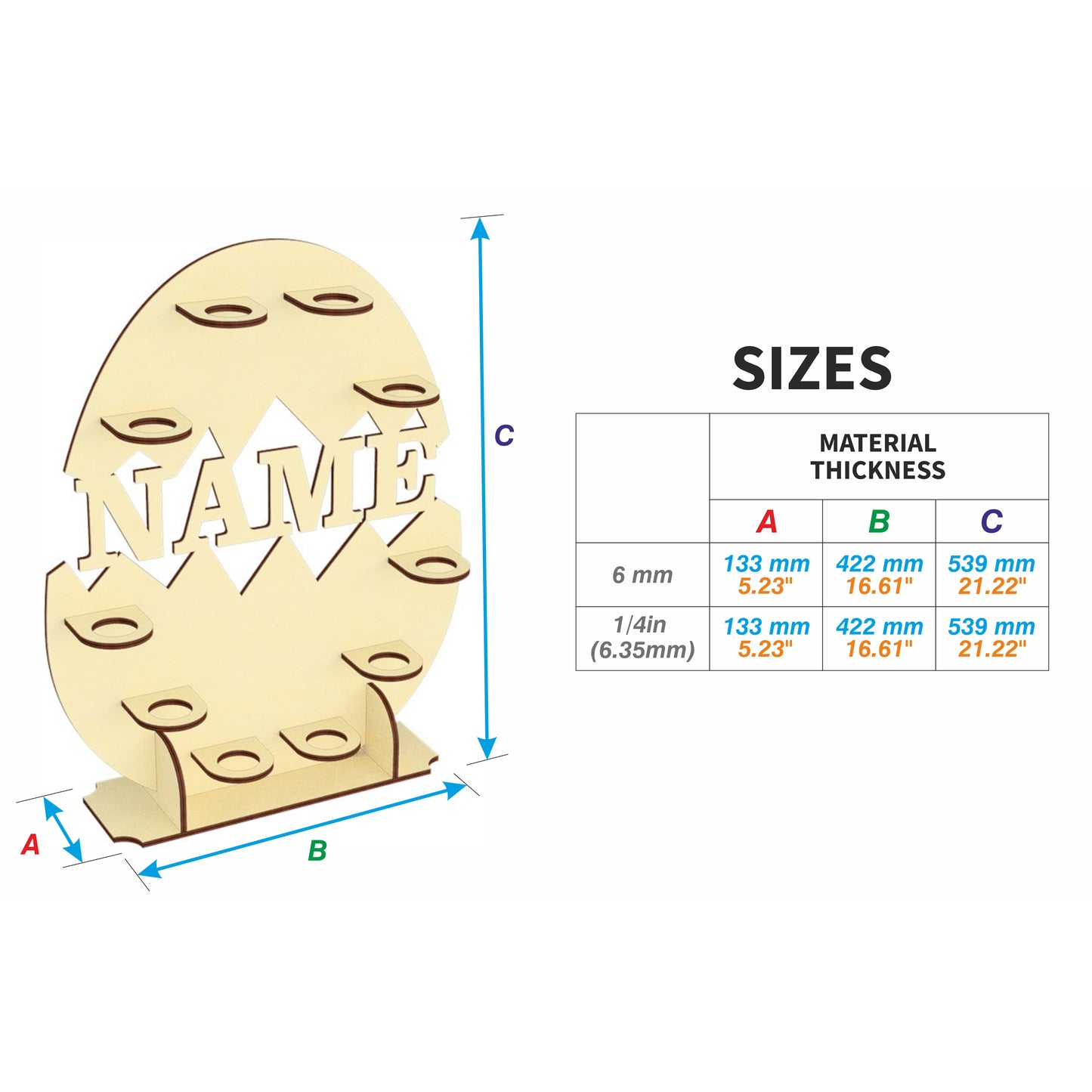 Big egg stand