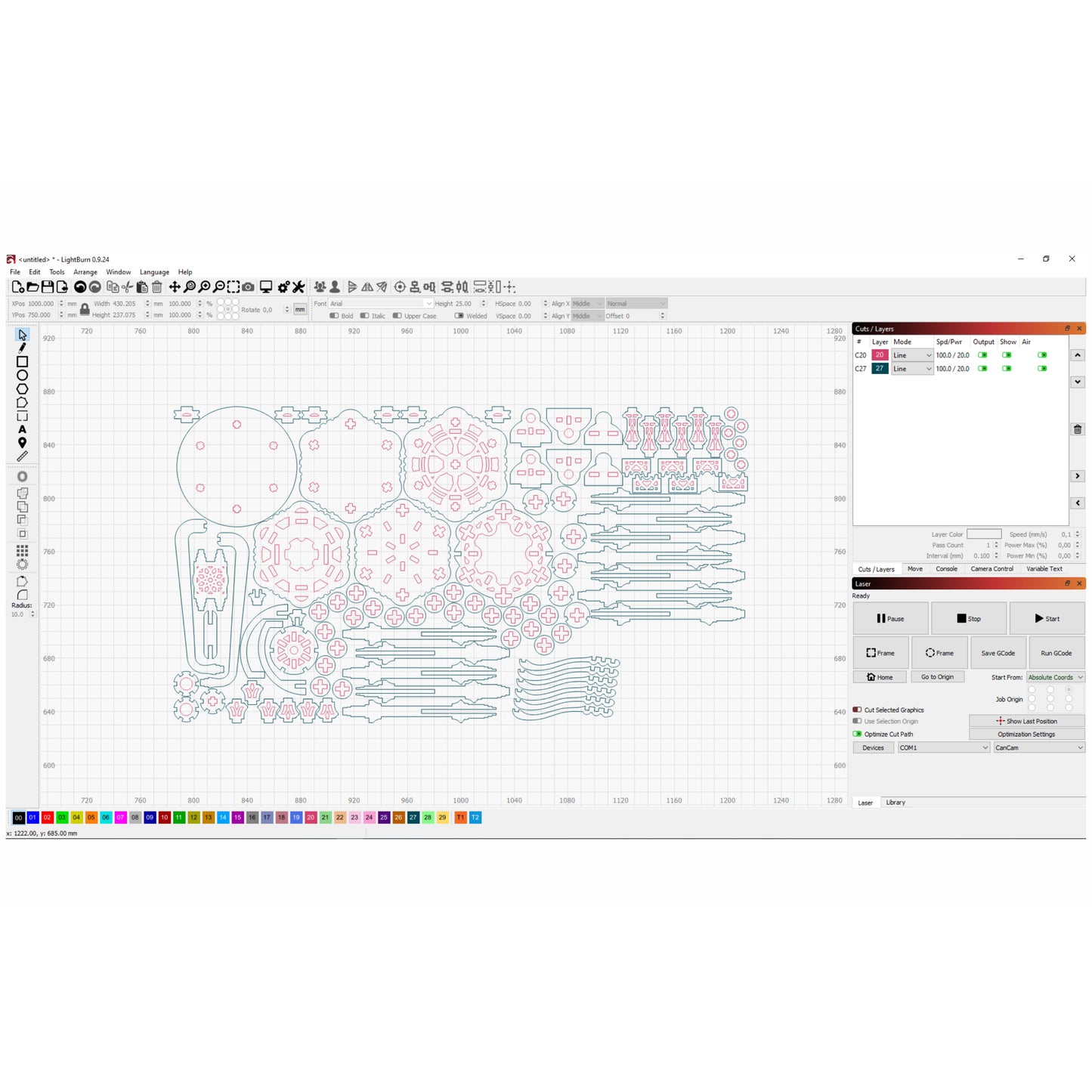 Lantern - Laser Cut File SVG & DXF