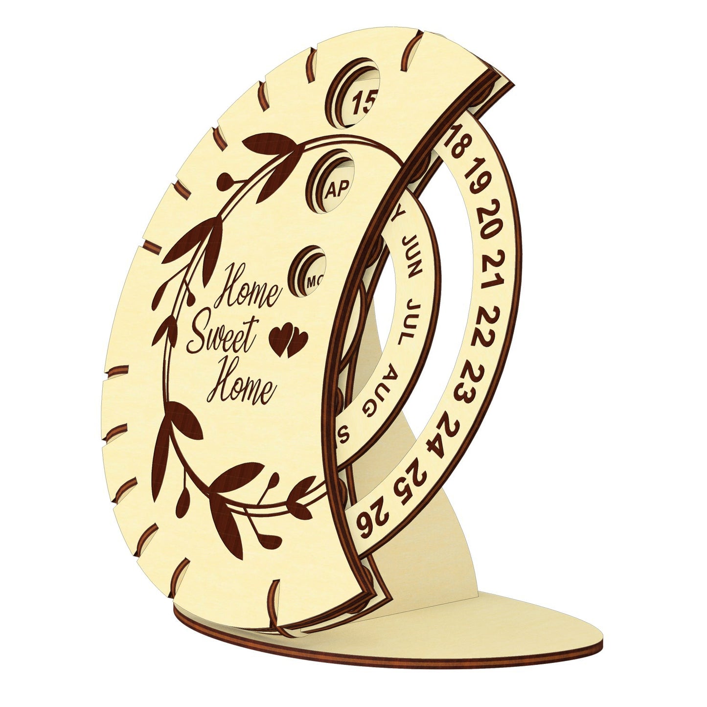 Round calendar