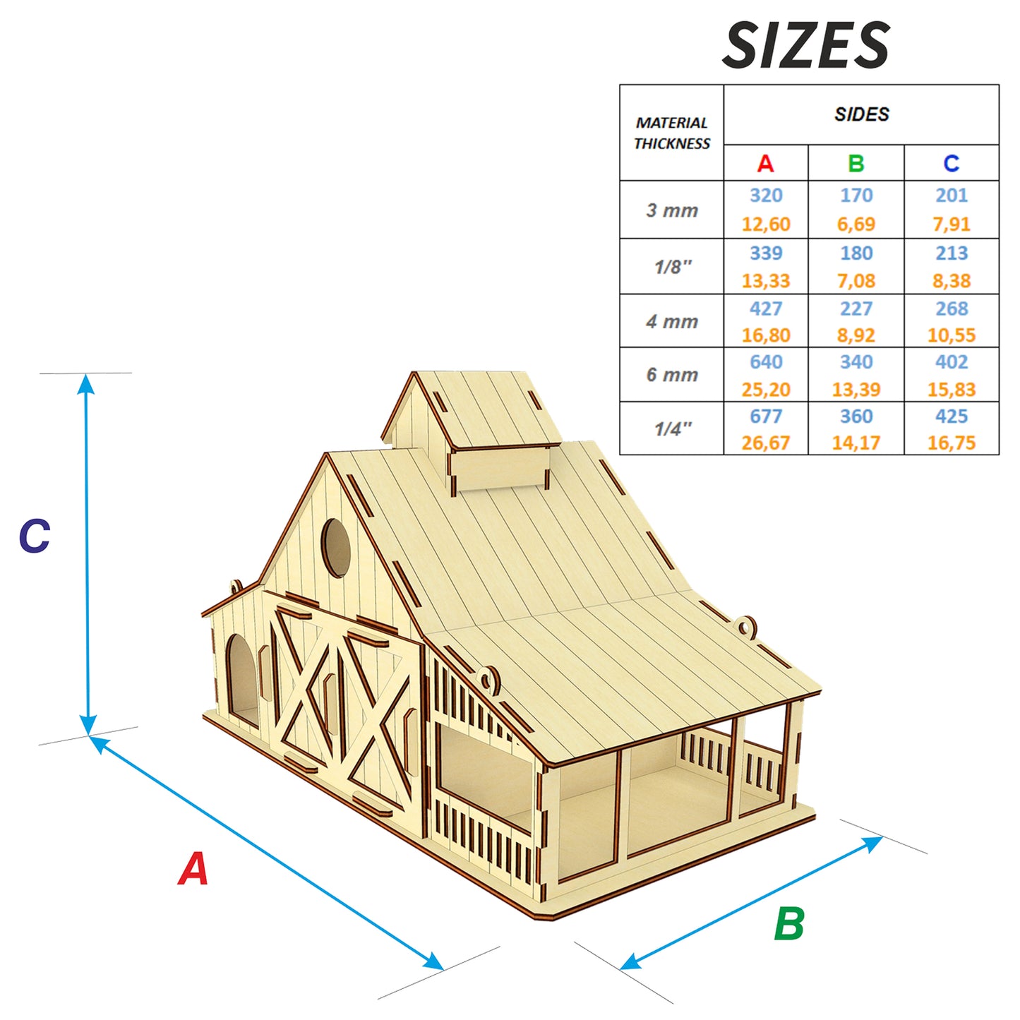 Barn Bird Feeder
