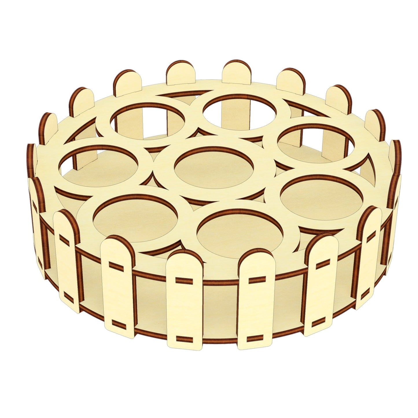 Set of egg holders