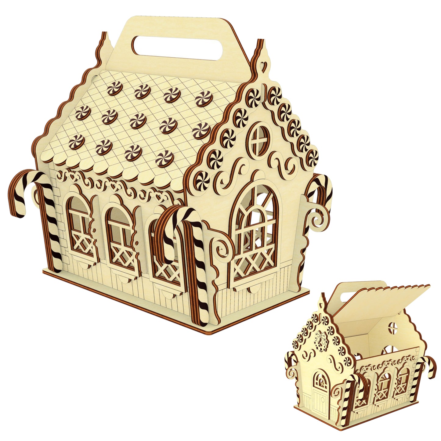 Casa de jengibre - Archivo de corte láser SVG y DXF