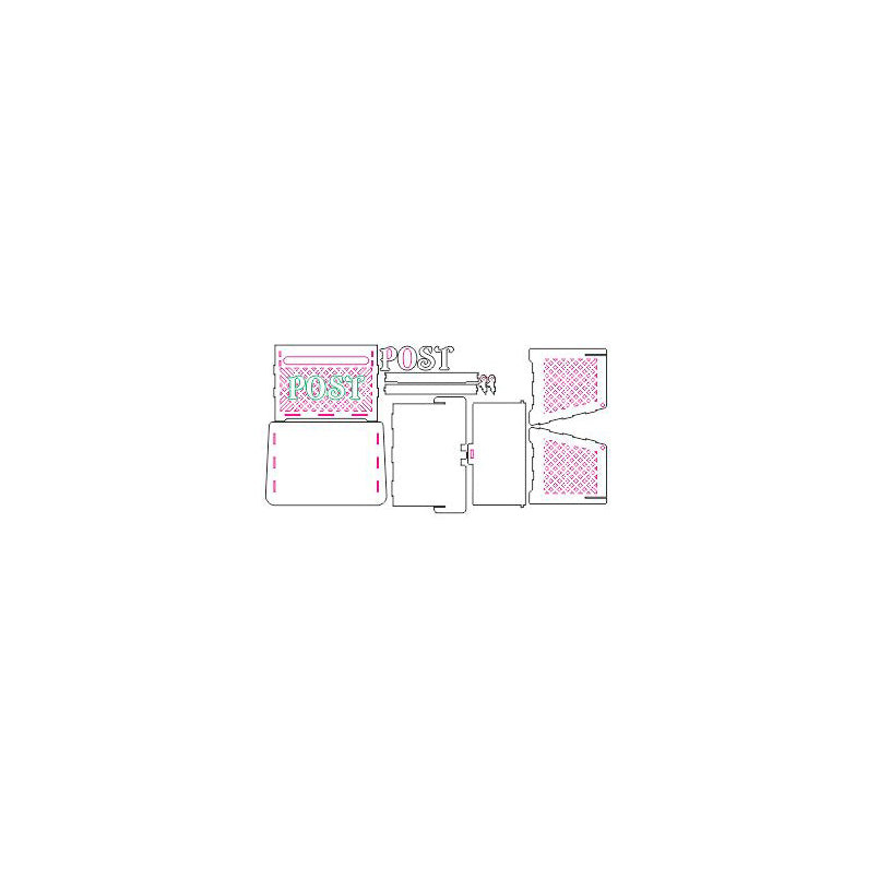 Buzón 2 - Archivo de Corte Láser SVG y DXF