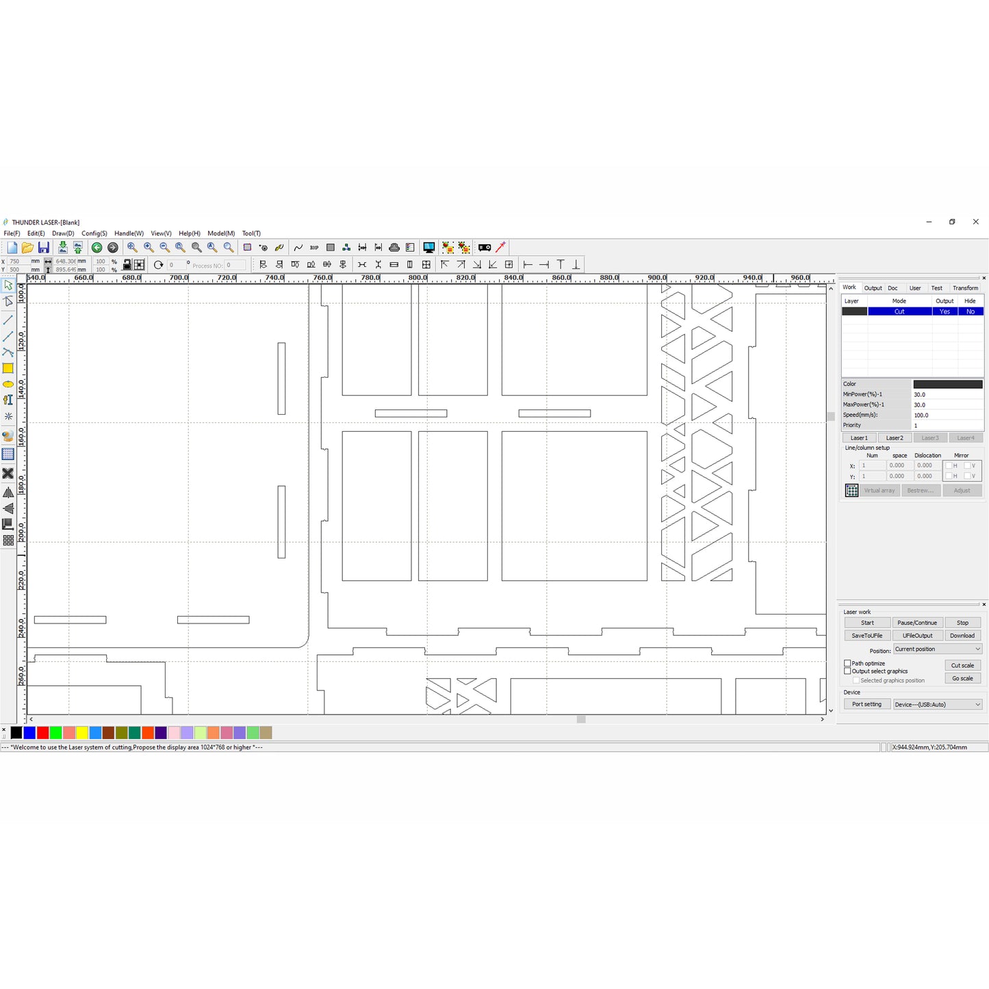Casa de muñecas de alta tecnología grande - Archivo de corte láser SVG y DXF