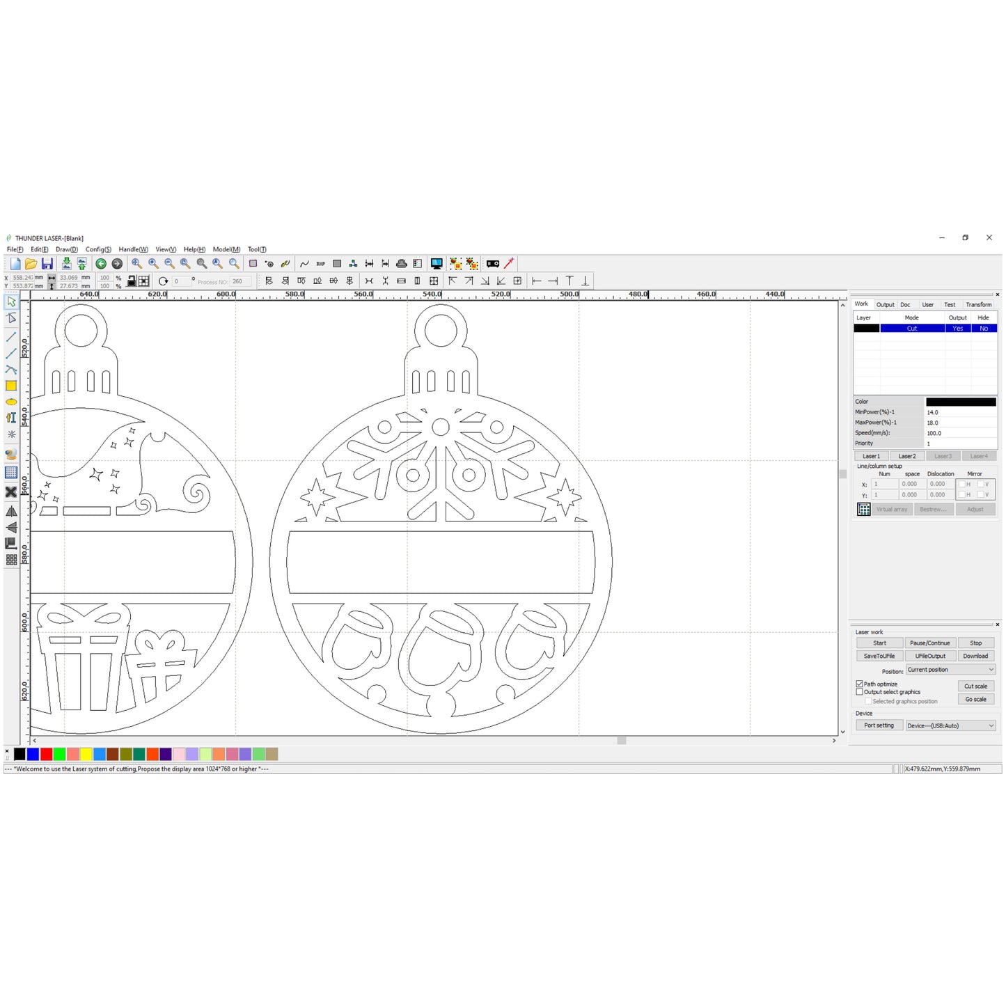 Name Christmas ornaments