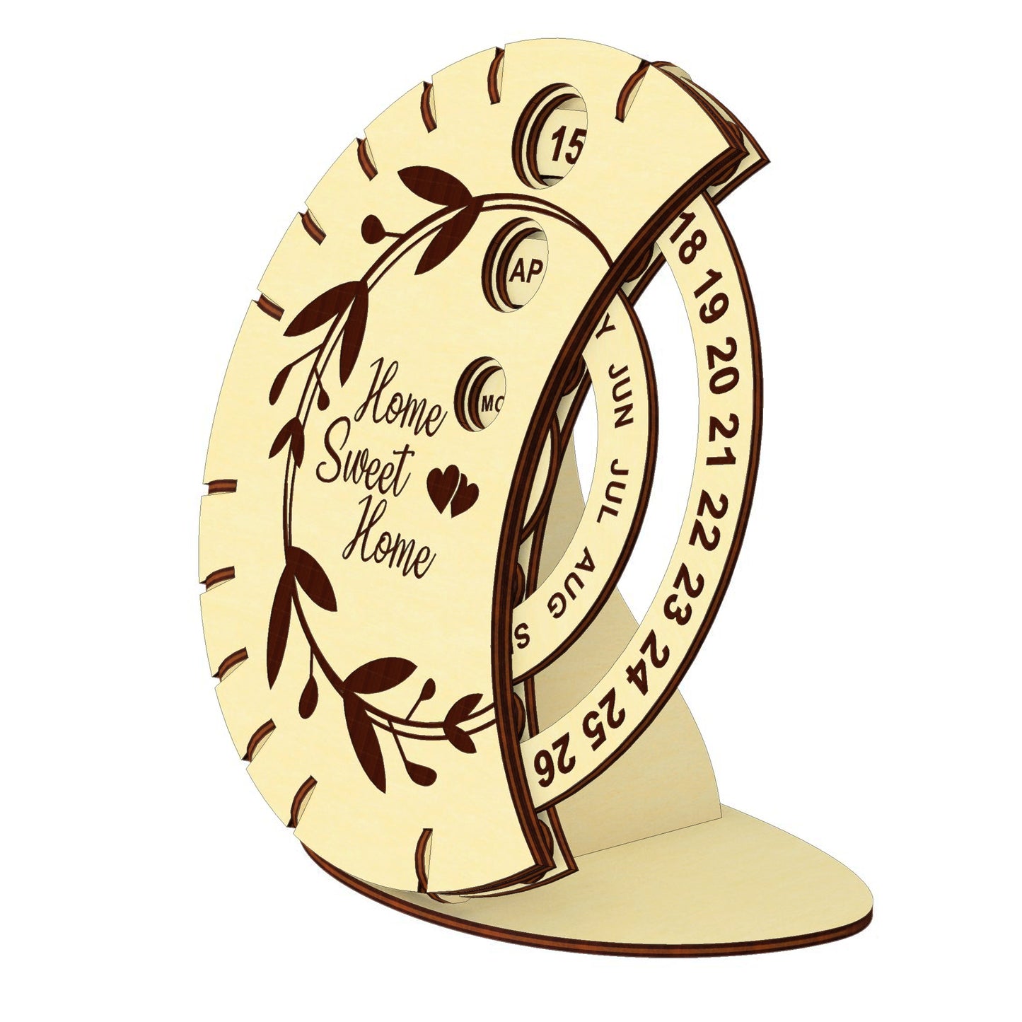 Round calendar