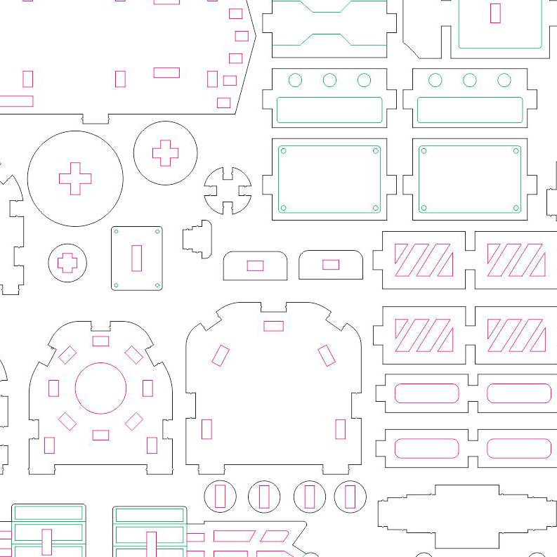 Locomotive - Laser Cut File SVG & DXF
