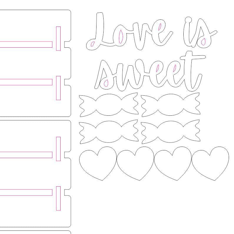 Sweet Stand - Laser Cut File SVG & DXF