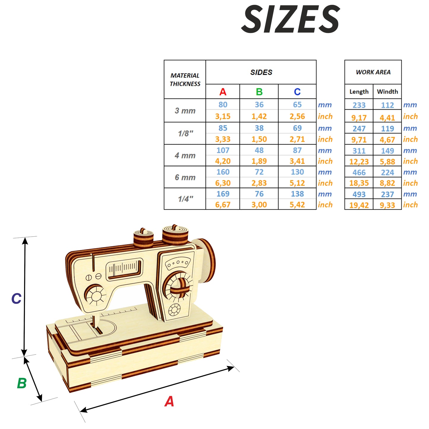 Modern Sewing machine