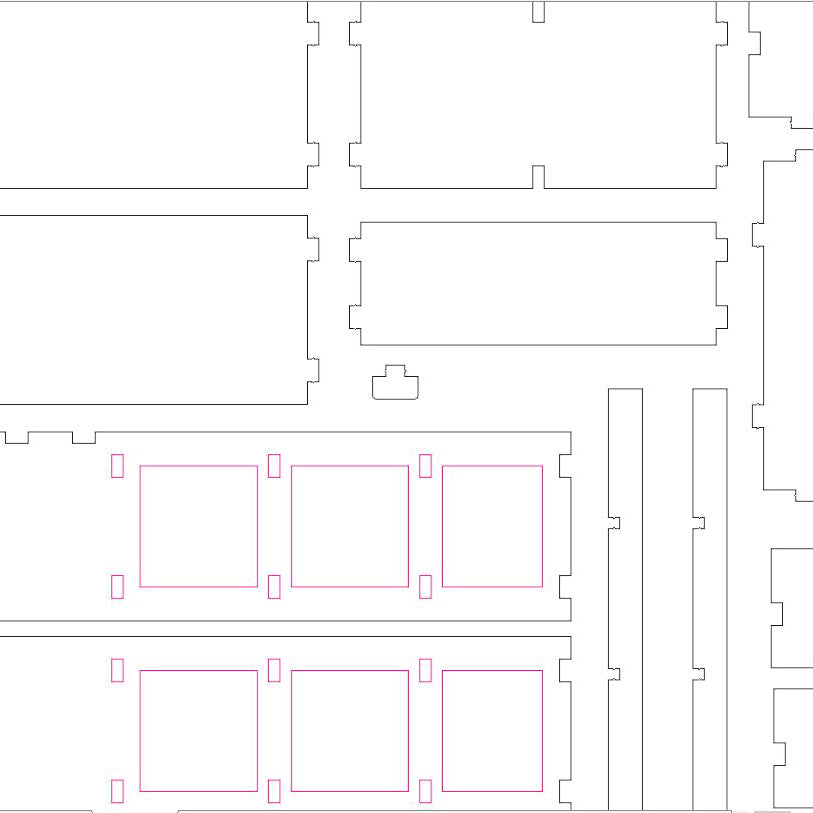 Wardrobes - Laser Cut File SVG & DXF