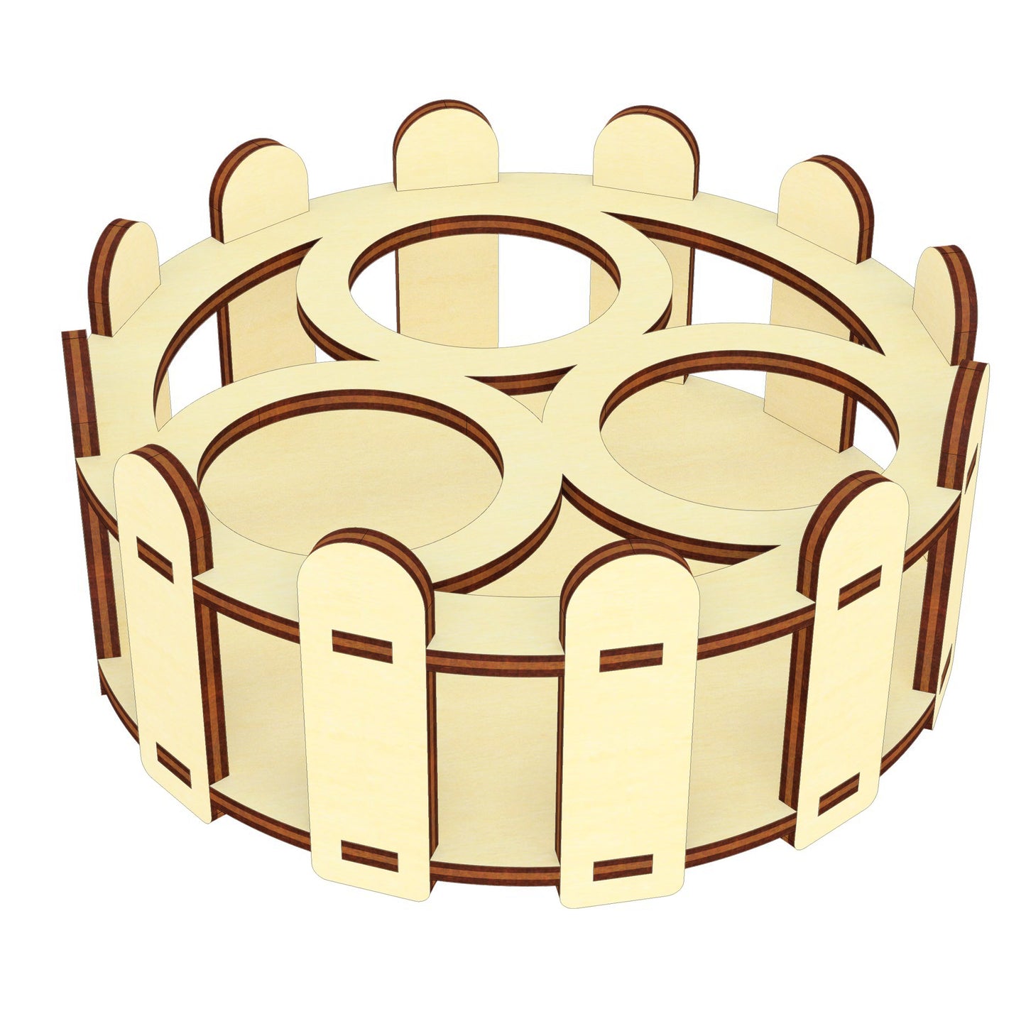 Set of egg holders