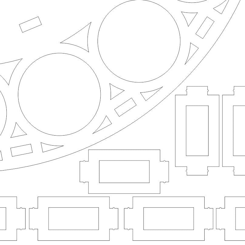 Essential Oil Stand - Laser Cut File SVG & DXF