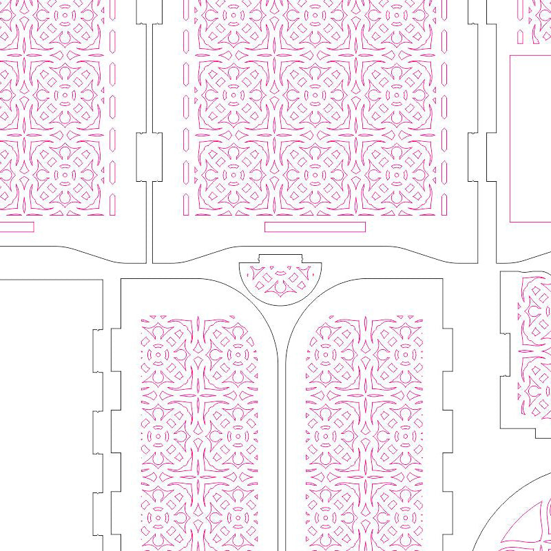 Lámpara de sombra - Archivo de corte láser SVG y DXF