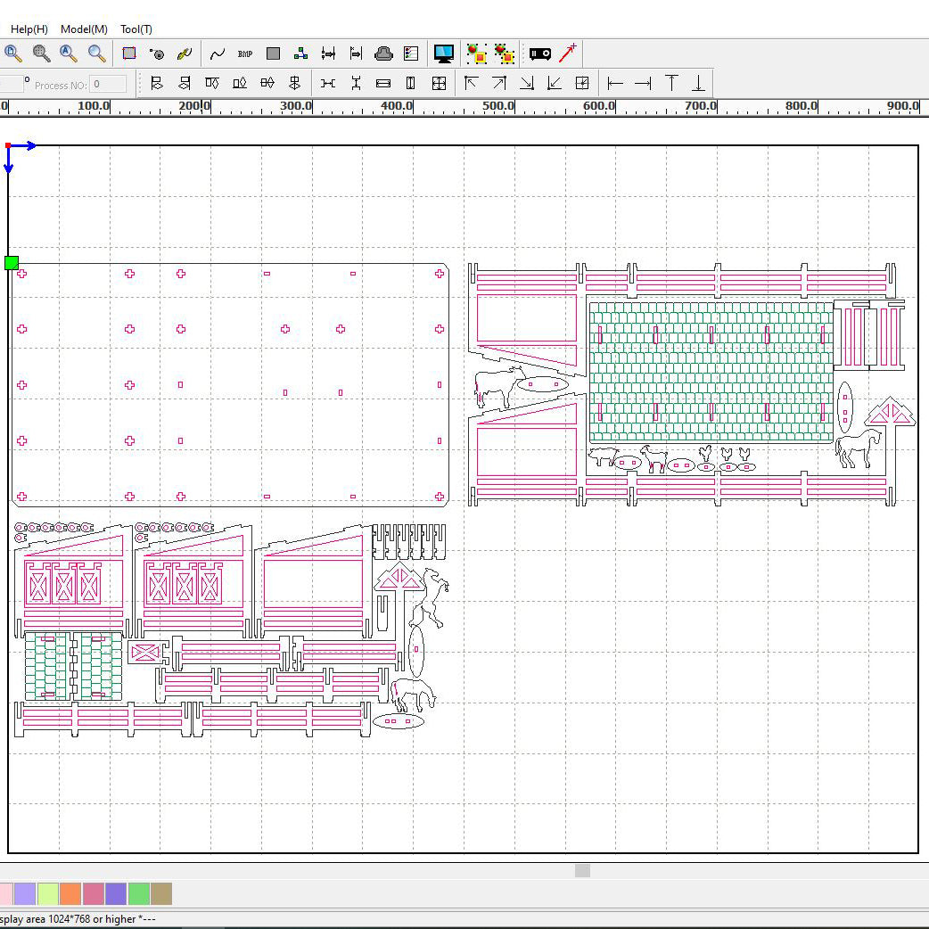 Corral - Archivo de corte láser SVG y DXF