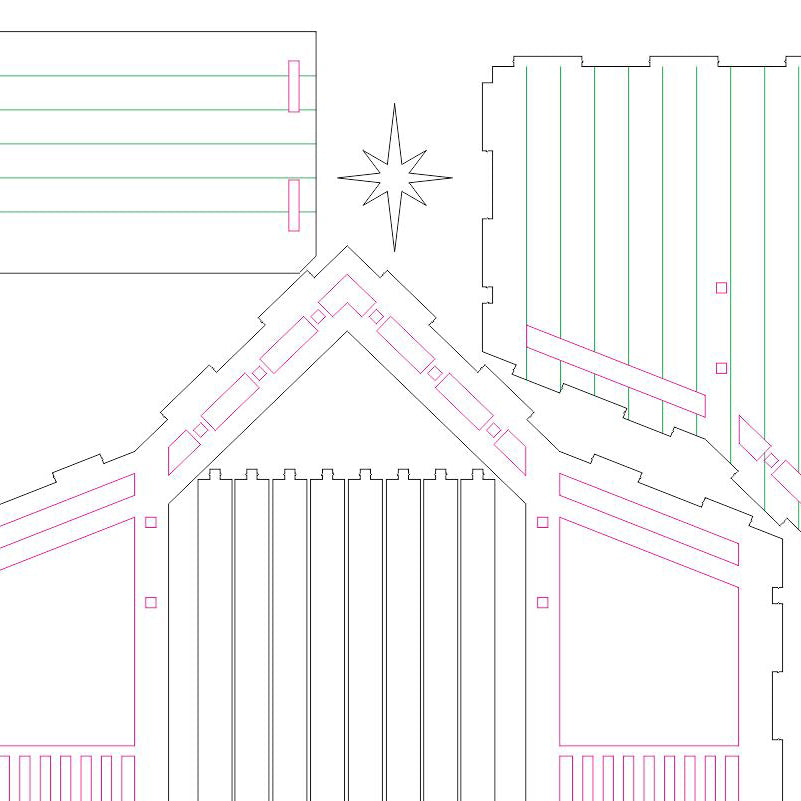 Nativity barn #6