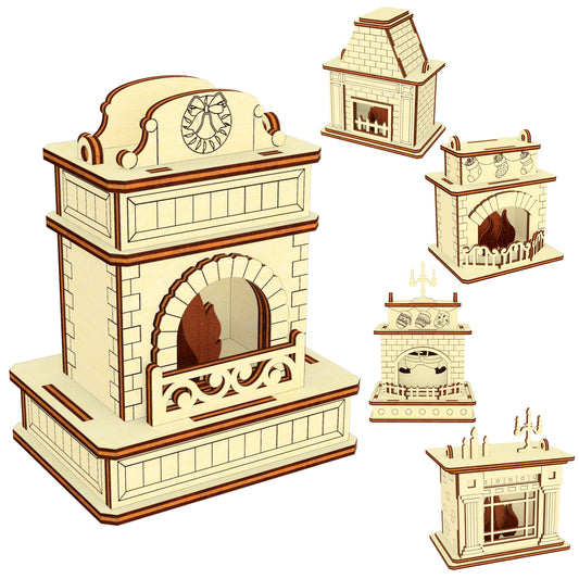 Christmas Fireplaces
