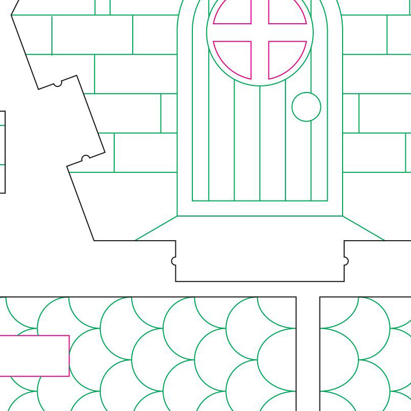 Christmas House Ornament