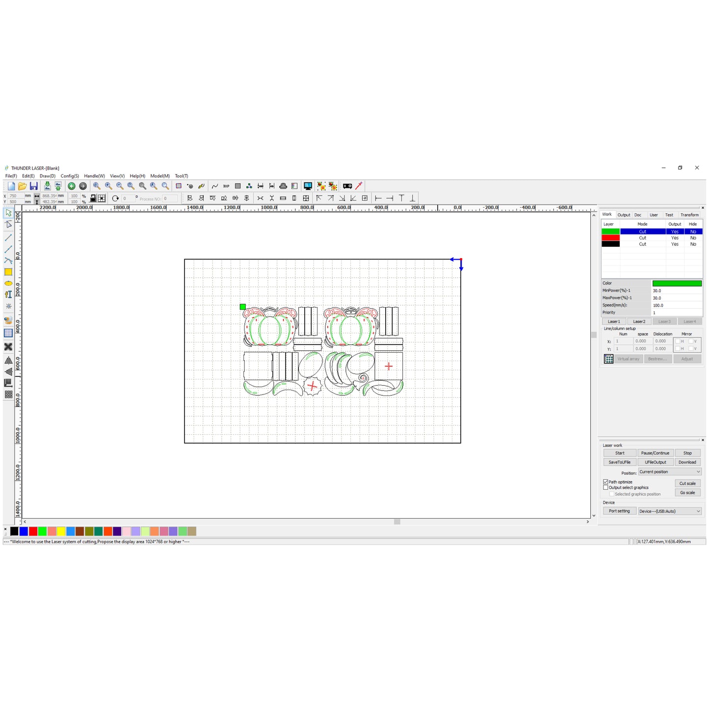 Halloween Pumpkin Box - Laser Cut File SVG & DXF