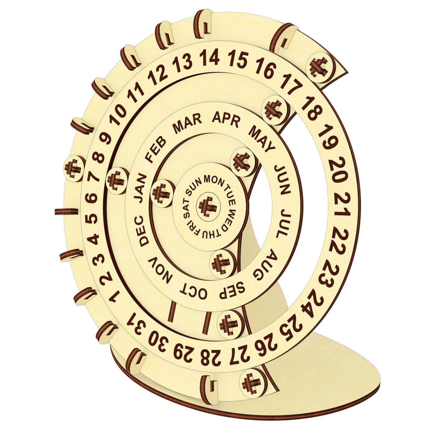 Round calendar