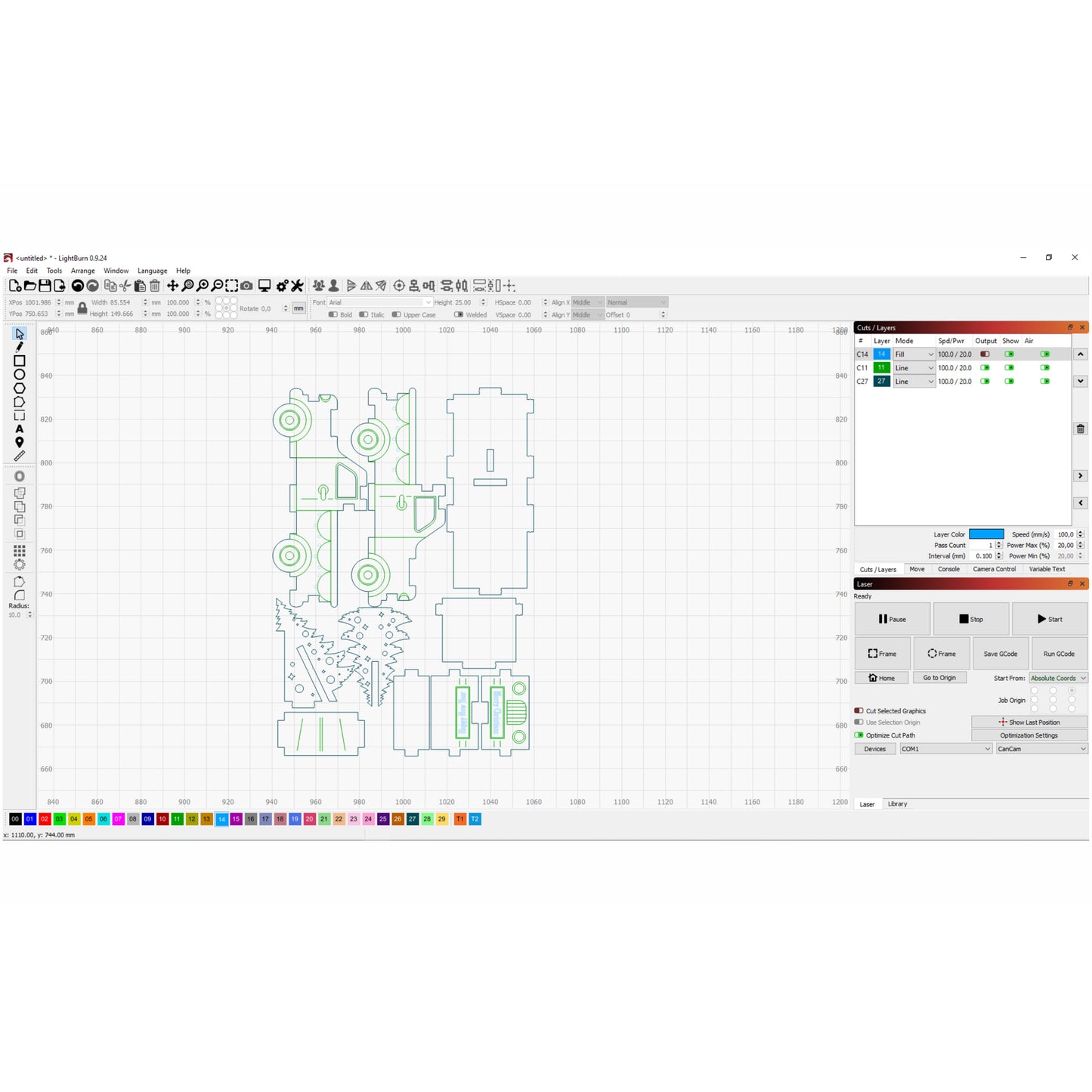Small Christmas Truck