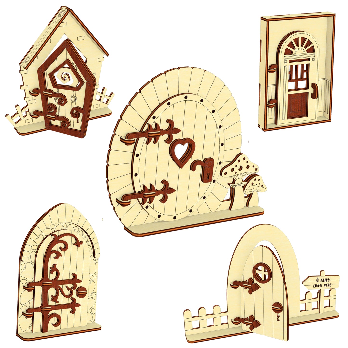 Fairy door set