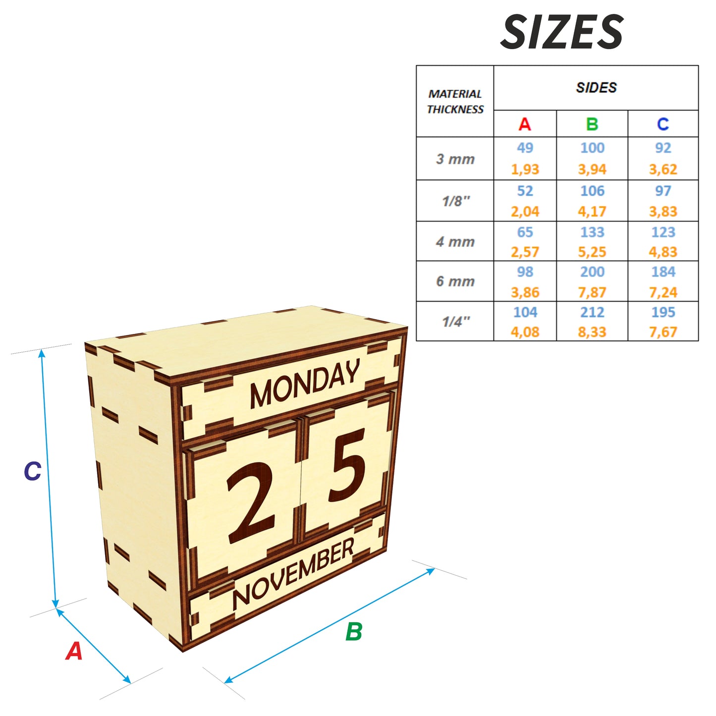 Perpetual calendar