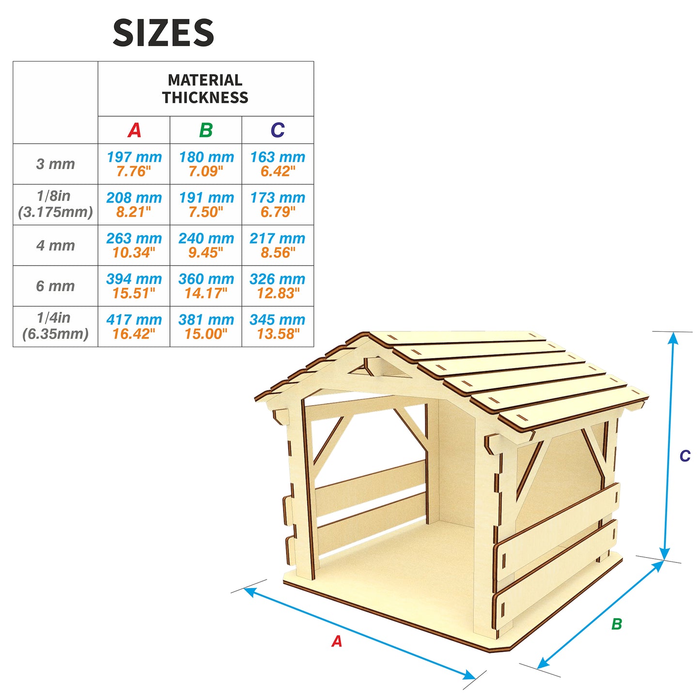 Nativity barn #3