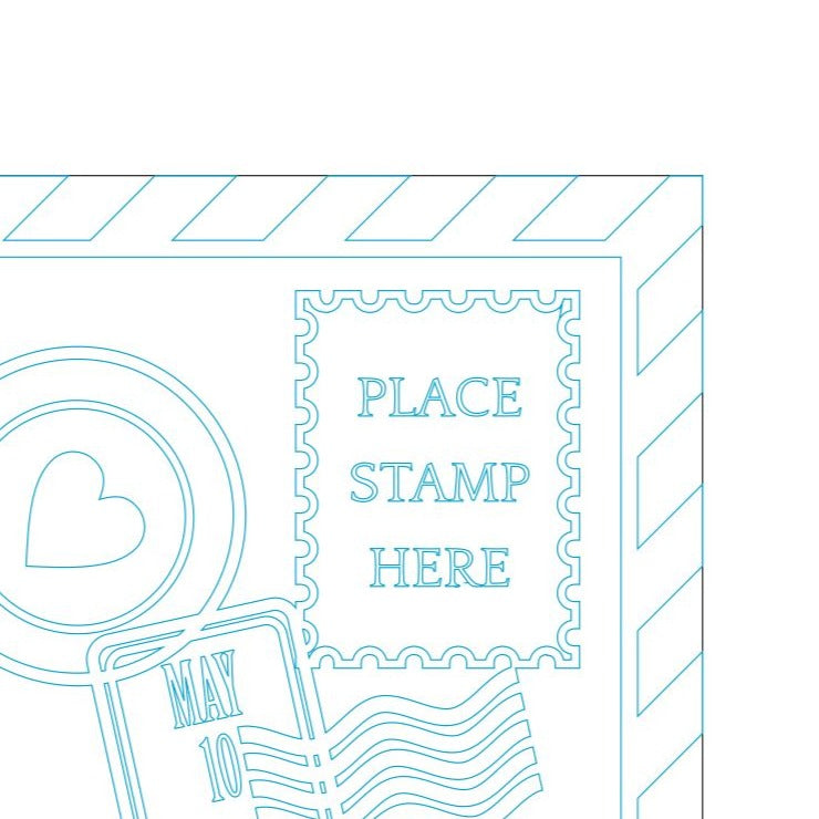Mother's day greeting post card