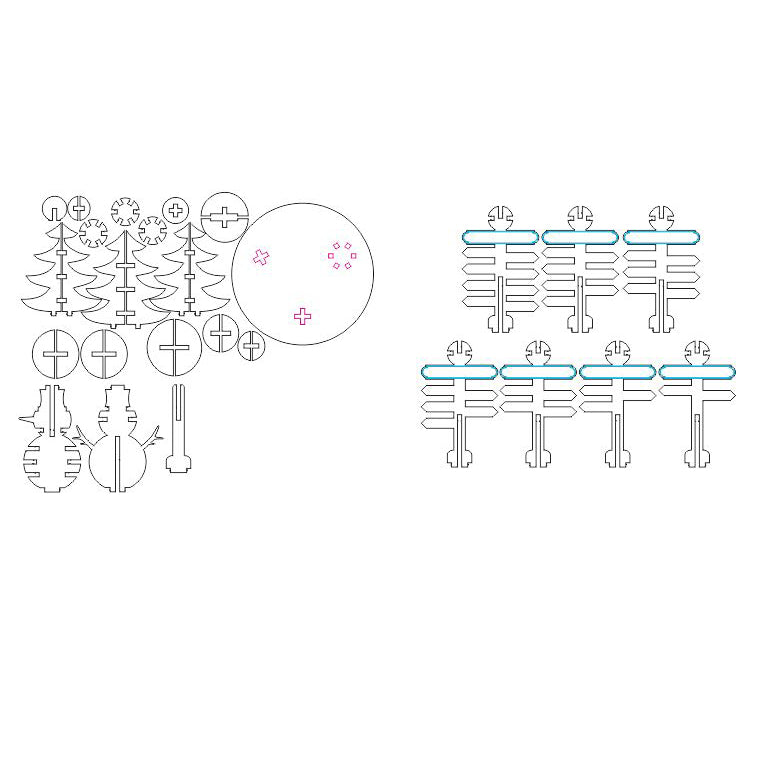 North pole Family Sign