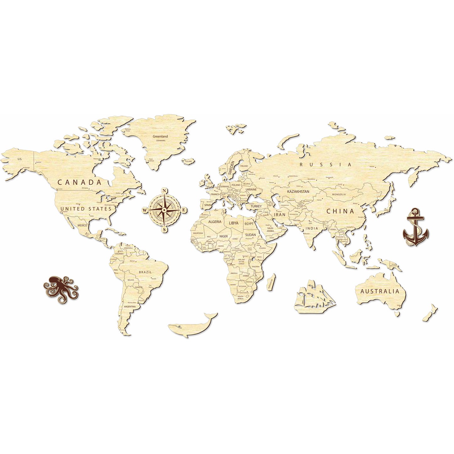 Puzzle World Map