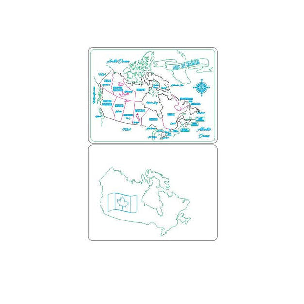 Canada puzzle map