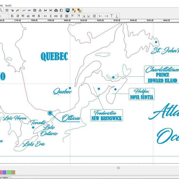 Canada puzzle map